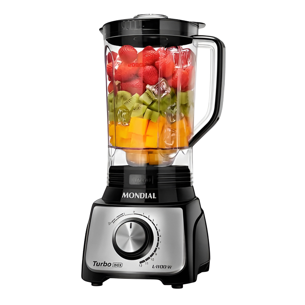 Liquidificador Turbo Mondial 1100W L-1100 BI - Miniatura 1
