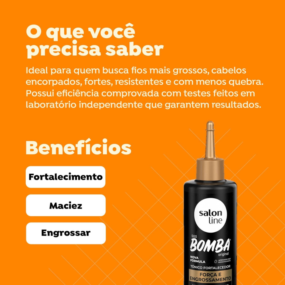 Salon Line SOS Bomba Força Máxima Vegano - Miniatura 3
