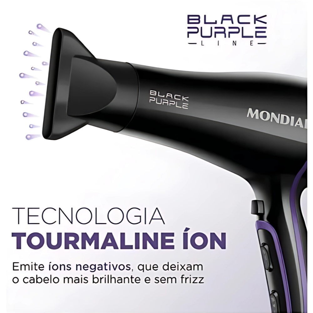 Mondial Black Purple Power 2000W - Miniatura 2