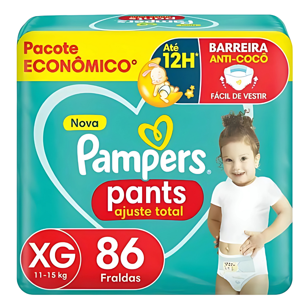 Pampers Pants Ajuste Total XG Mega - Miniatura 1