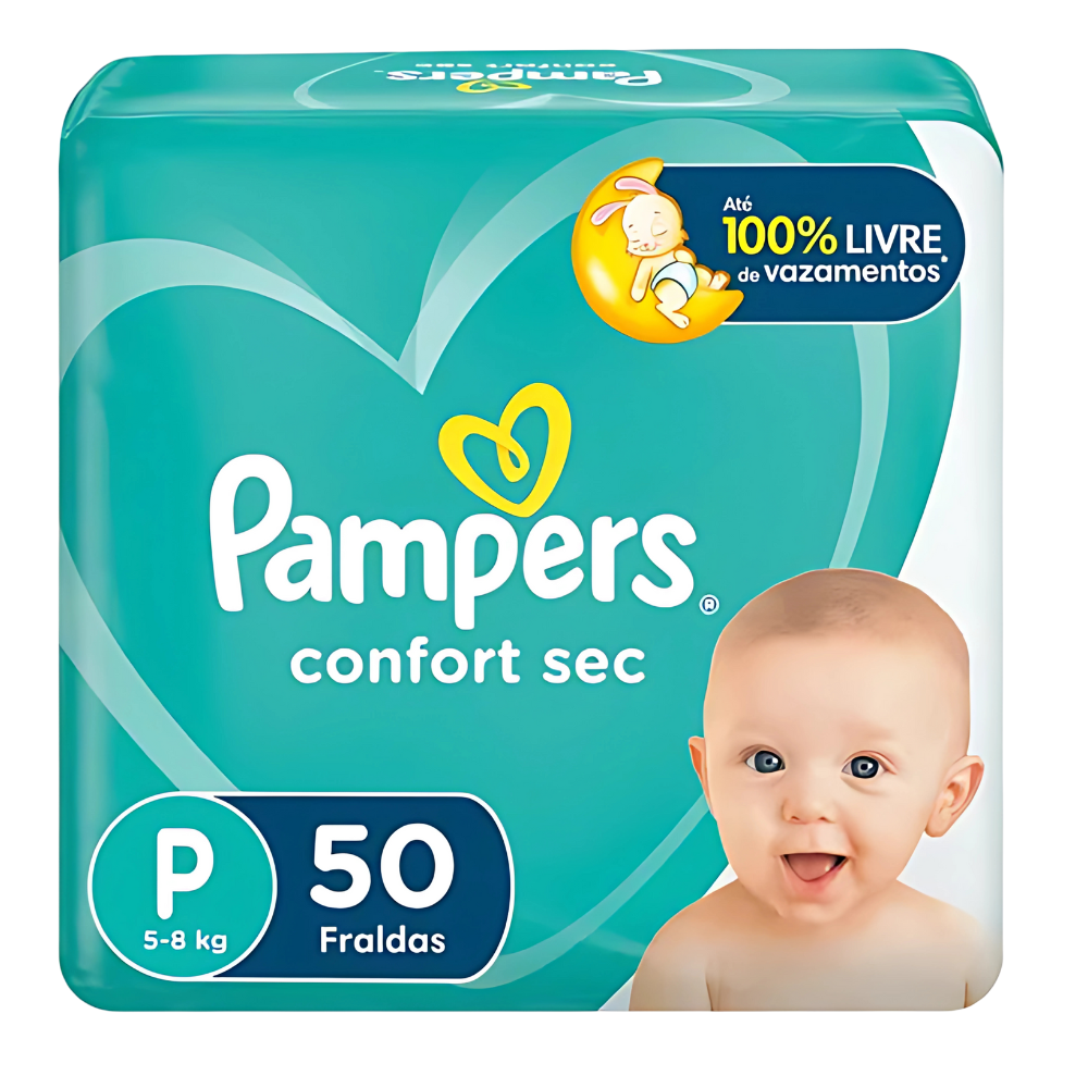 Pampers Confort Sec P Pacote Econômico - Miniatura 1