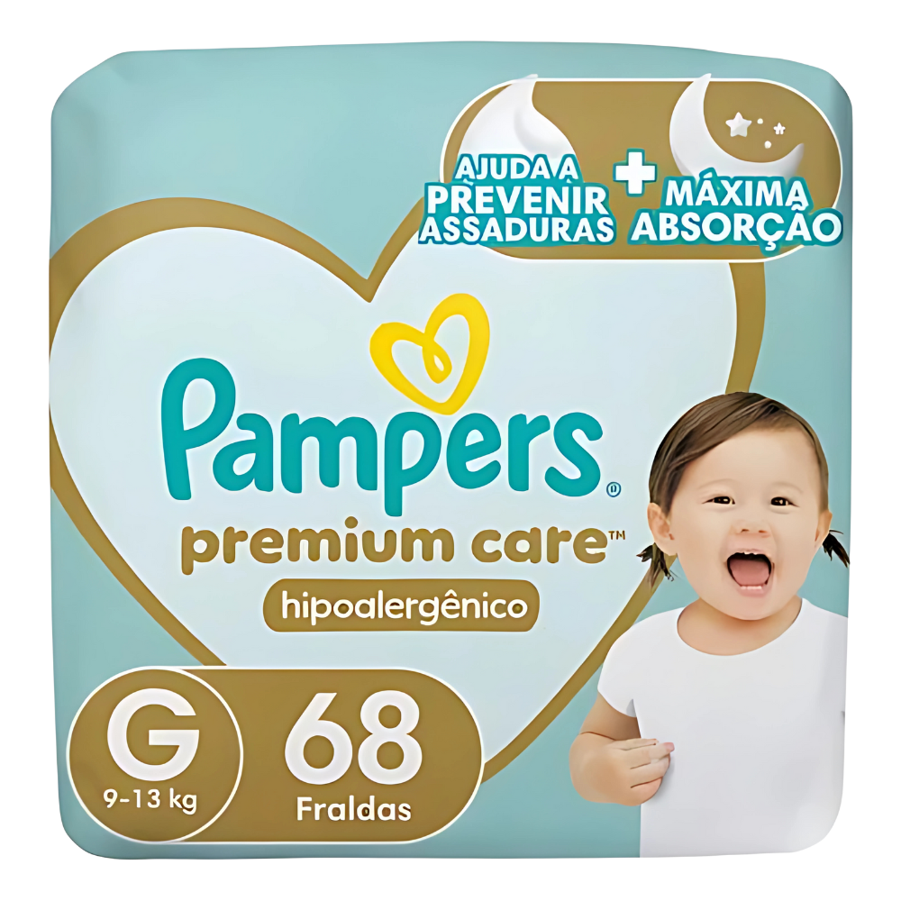 Pampers Premium Care G Mega Pacote - Miniatura 1