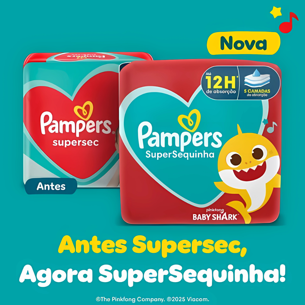 Pampers Supersec G Mega Pacote - Miniatura 3