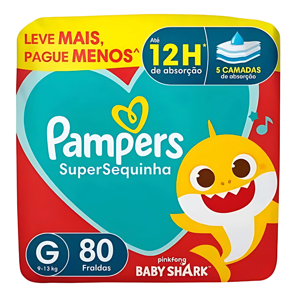 Pampers Supersec G Mega Pacote - Miniatura 1