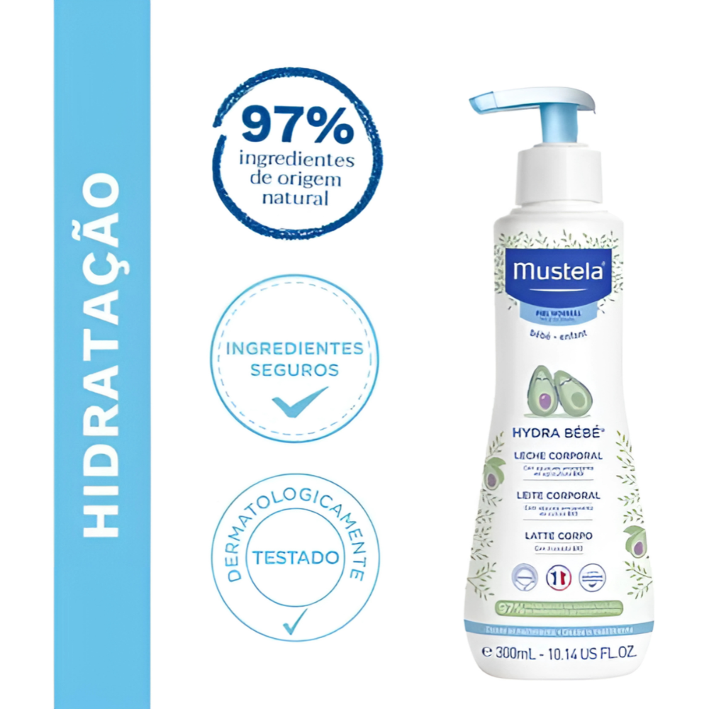 Mustela Hydra Bebê Loção com Abacate Orgânico - Miniatura 4