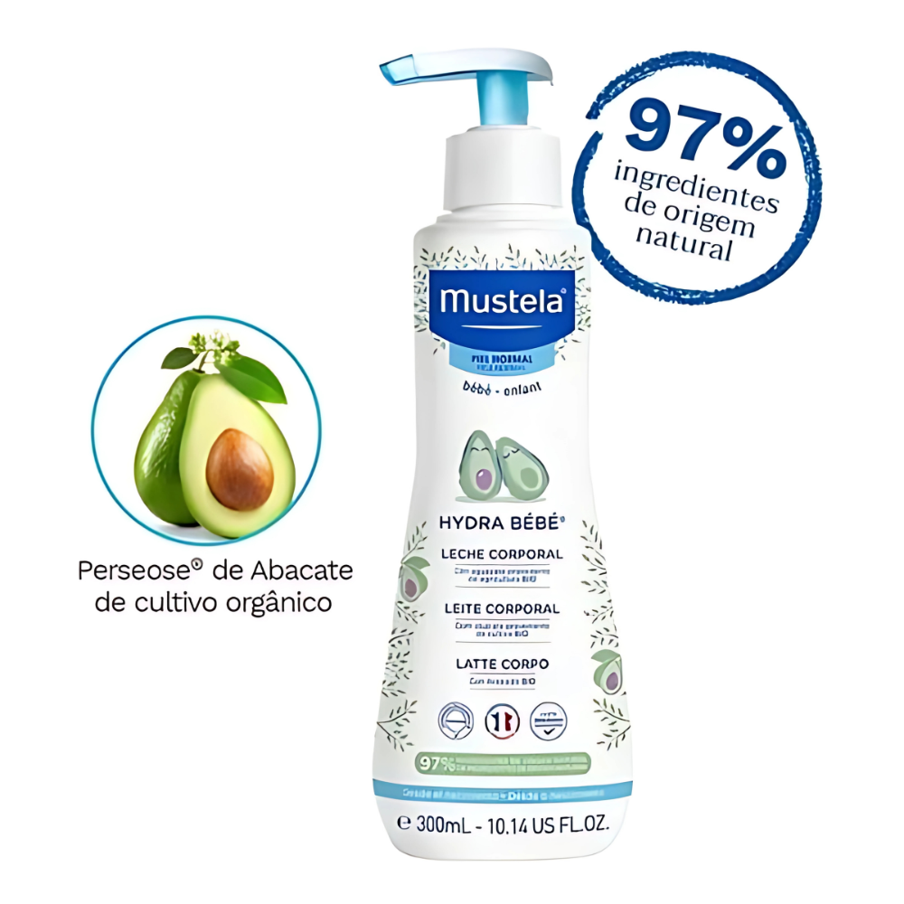 Mustela Hydra Bebê Loção com Abacate Orgânico - Miniatura 3