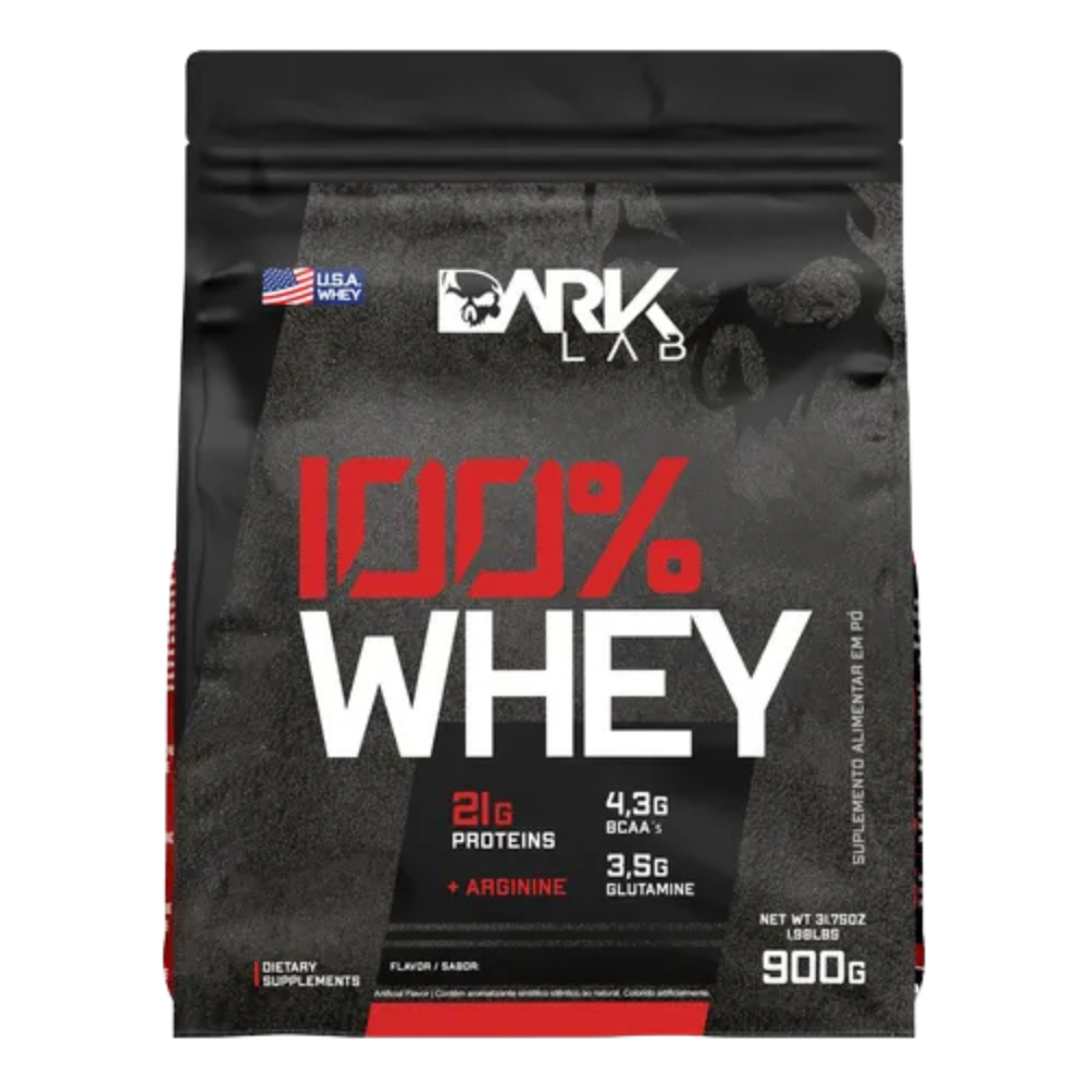 Dark Lab 100% Whey Protein Refil 900g - Miniatura 1